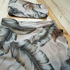 WINSOR 2 PIECE SET TROPICAL TREES